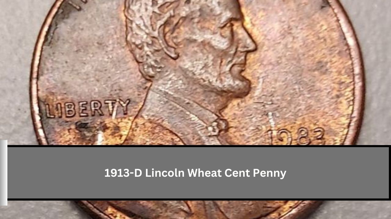 1913-D Lincoln Wheat Cent Penny