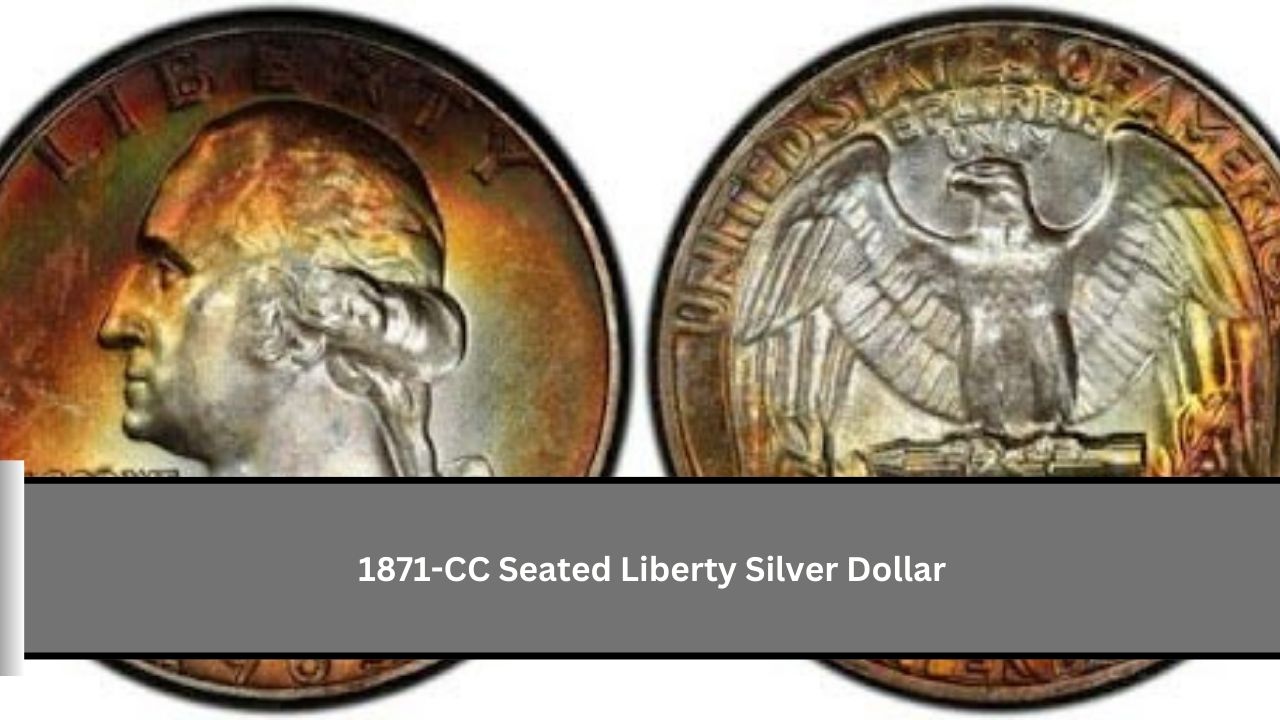 1871-CC Seated Liberty Silver Dollar