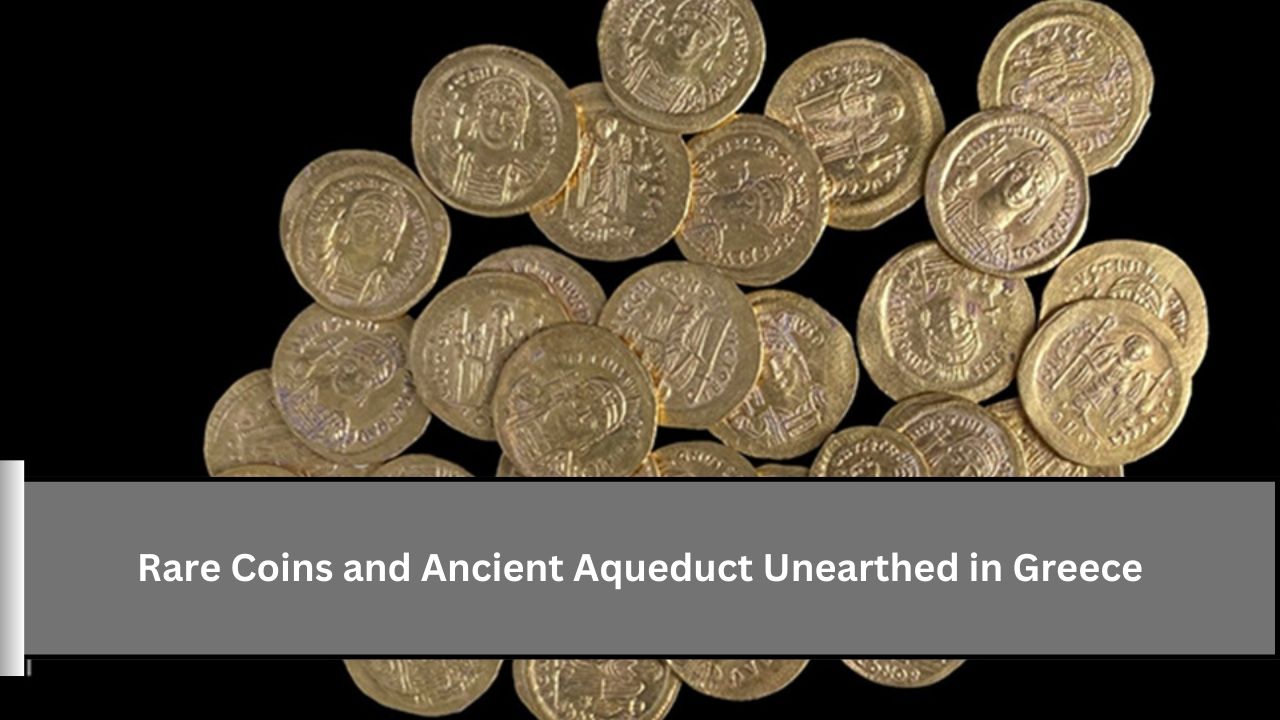 Rare Coins and Ancient Aqueduct Unearthed in Greece