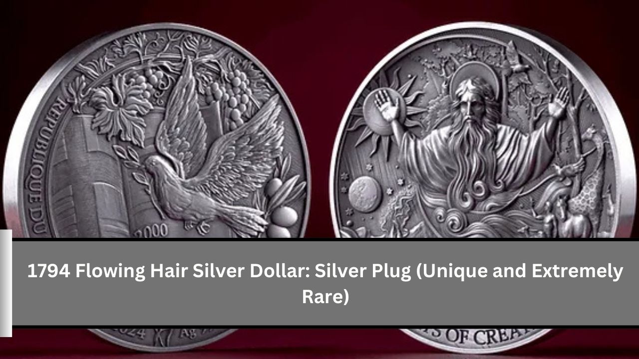 1794 Flowing Hair Silver Dollar: Silver Plug (Unique and Extremely Rare)